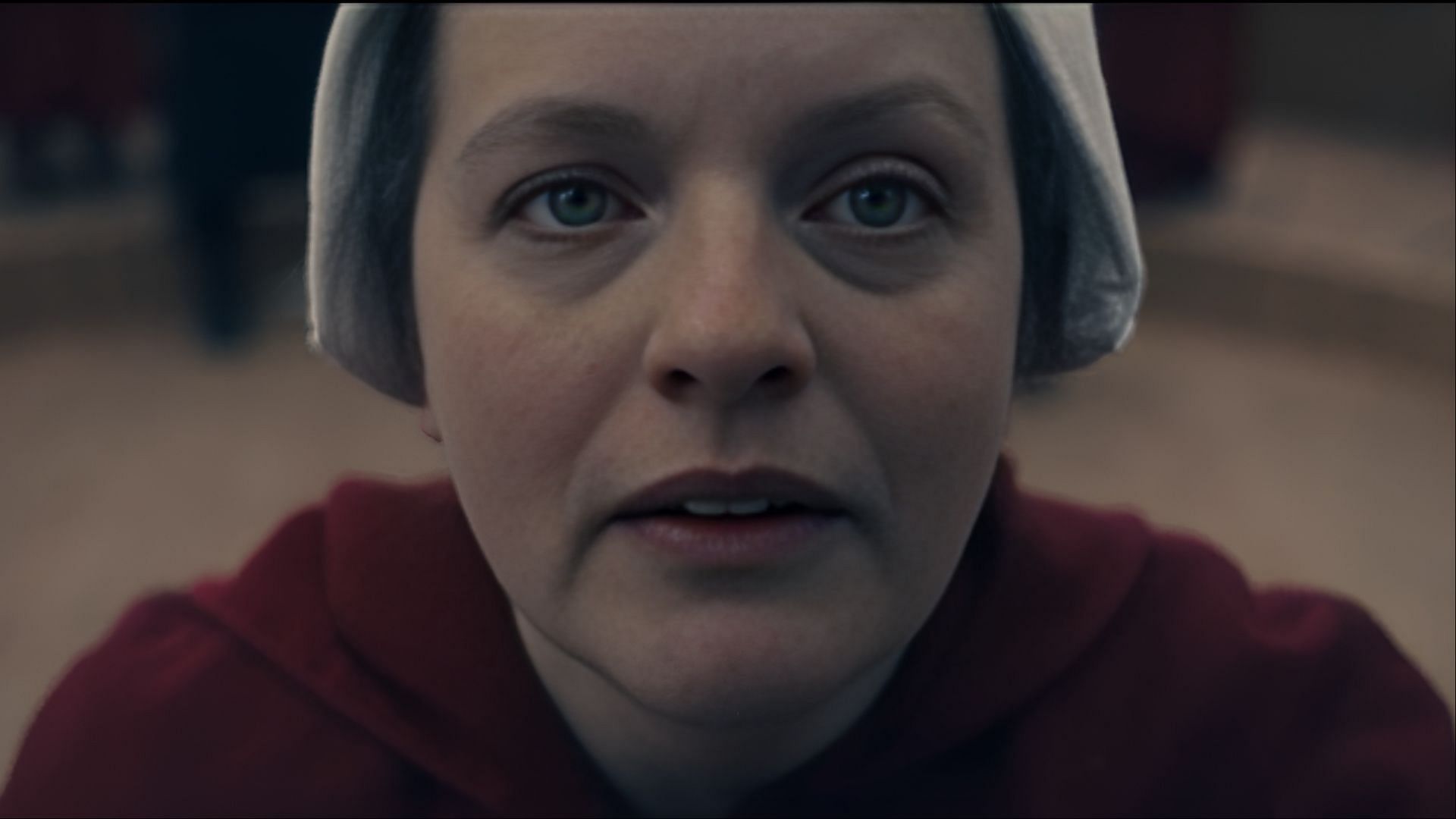 As the noose tightens, June defiantly delivers her final words in The Handmaid's Tale season 6 episode 9 (Image via Hulu)